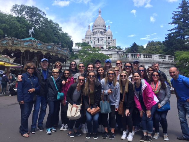 Montmartre in Paris, France was one of many places that the 2016-17 Roger Williams University womens basketball team toured in their offseason trip across Europe.