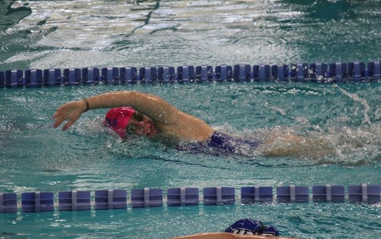 Freshman swimmer Allegra Iacovino credits her love of swimming to her grandmother, who once qualified for the Olympics.