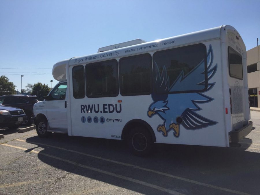 Campus shuttles provide rides to students who live in off campus residence halls