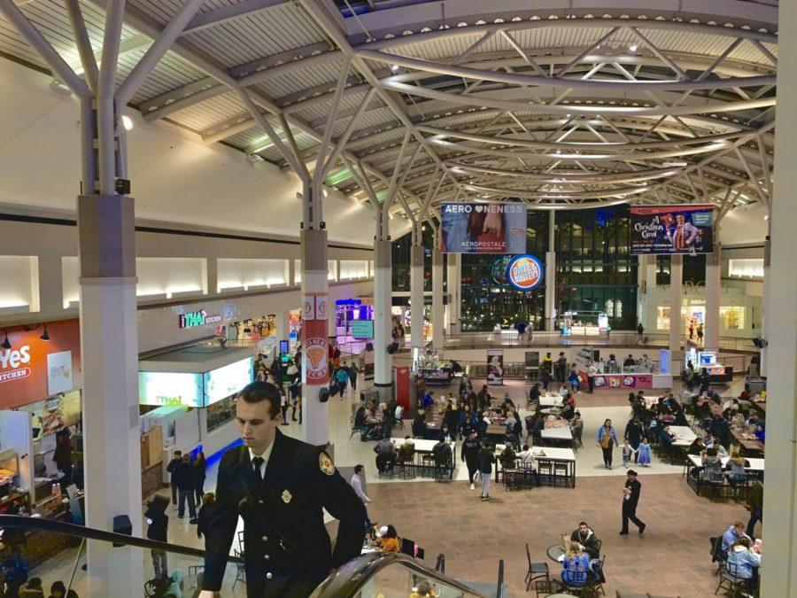The Providence Place Mall is buzzing with activity as the holidays approach. 