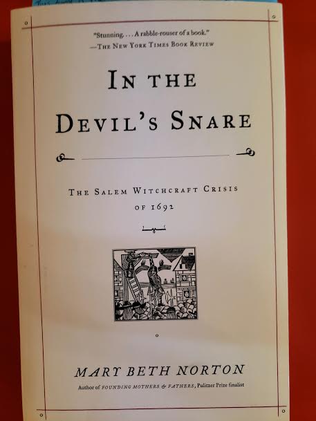 If you’re looking for a history book on the Salem witchcraft crisis, Norton’s book is a must read.