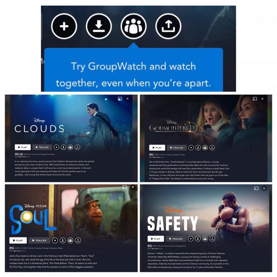 Disney%2B+has+added+the+GroupWatch+feature+to+its+popular+streaming+service+to+allow+multiple+people+to+view+a+movie+together+in+different+locations.+
