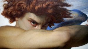 Alexandre Cabanels 1847 painting entitled The Fallen Angel.