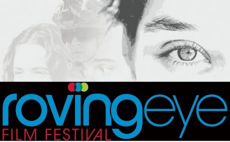 The Roving Eye Film Festival Logo. Courtesy of Flickers Rhode Island International Film Festival / Roving Eye.