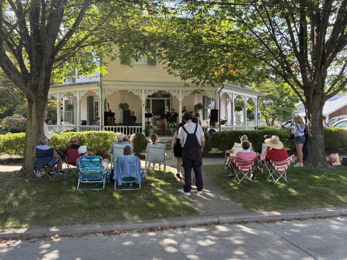 One of the many porches participating in Bristol Porchfest 2025!