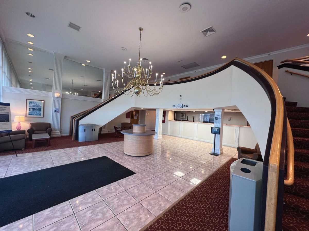 The main entrance to Baypoint Residence Hall.